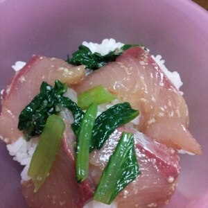 塩麹でマグロ丼！